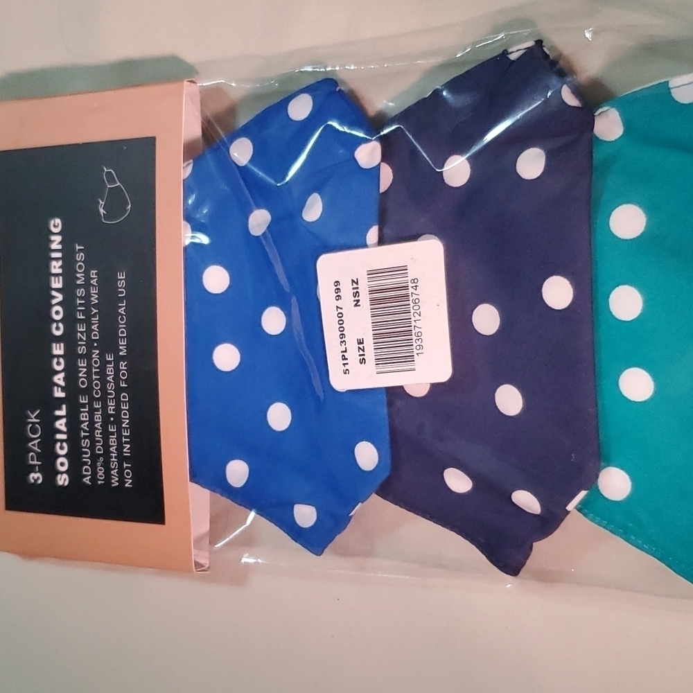 🌶NWT 3 PACK FACE MASK